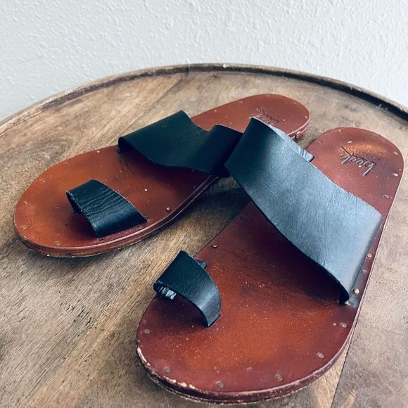 beek Black and Brown Sandals - Picture 2 of 10